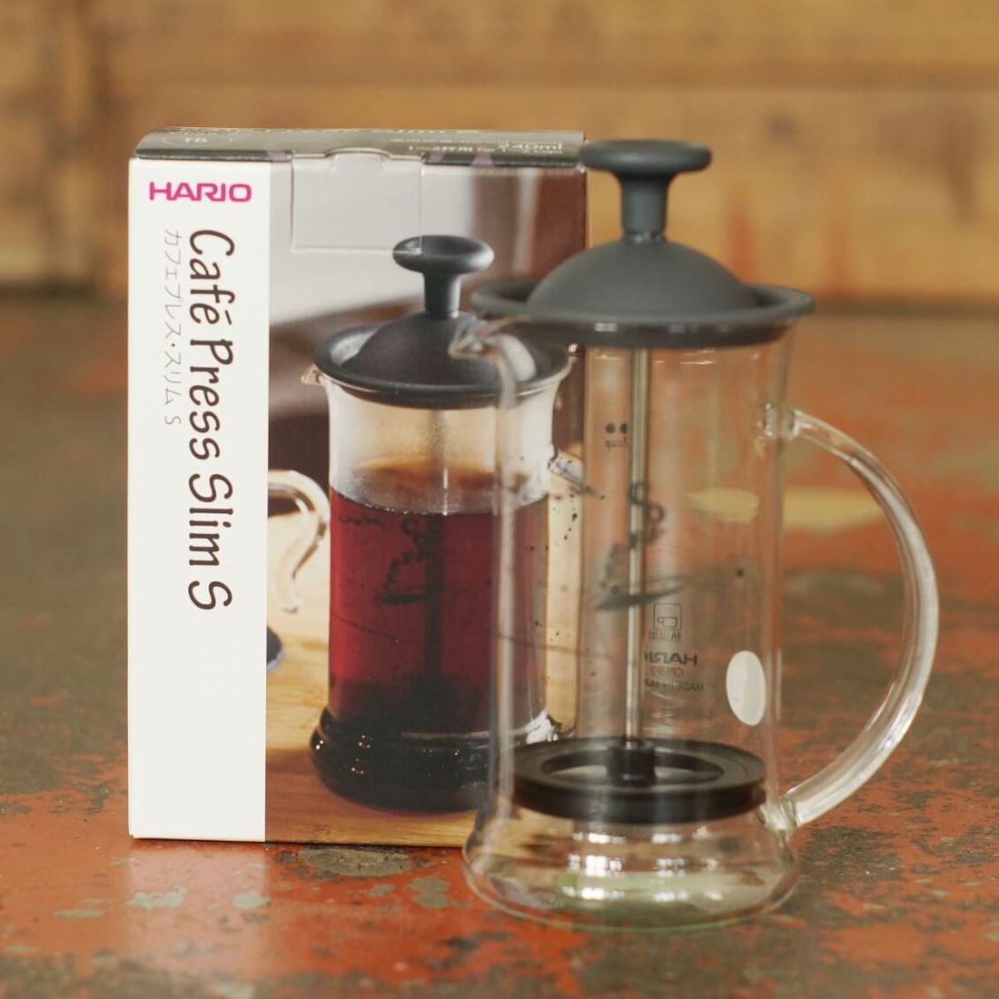 Hario Cafe press slim, sort 240 ml CPSS2TB AeroPress